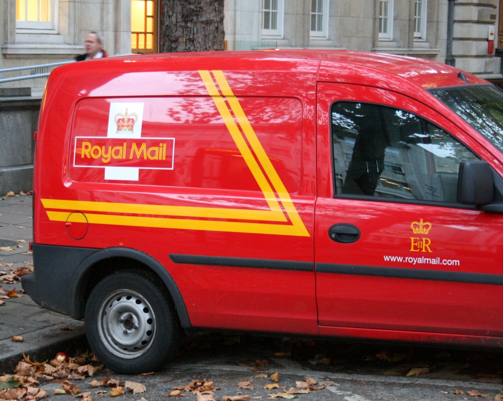 Camionnette de Royal Mail - poste anglaise