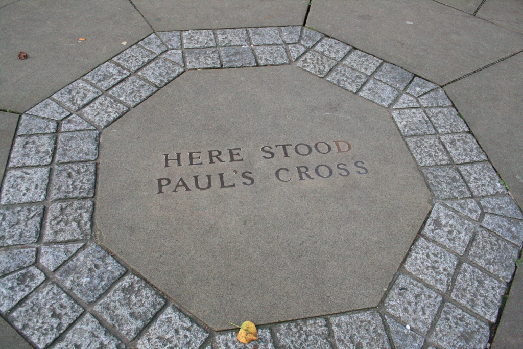 Here stood Paul's cross