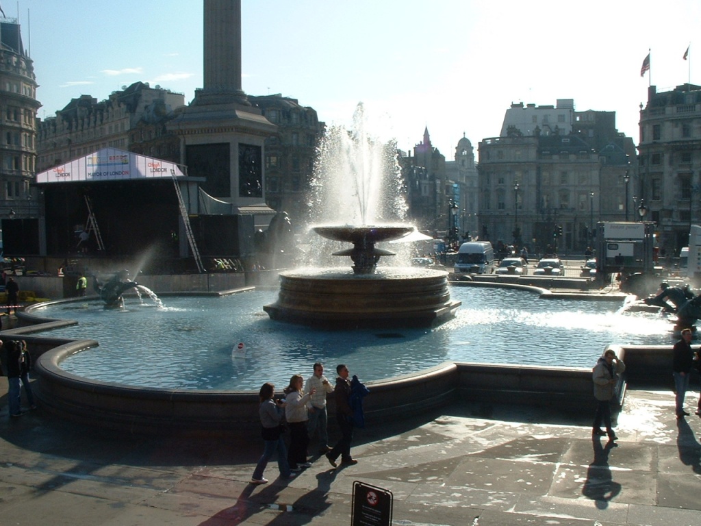 Fontaine à Trafalgar square