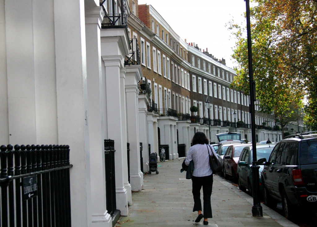 Maisons victoriennes dans le quartier de Notting Hill