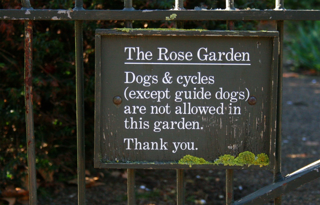 Entrée du Rose Garden