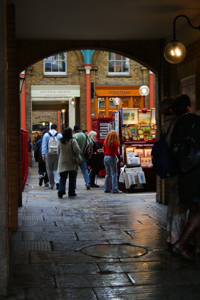 Petit passage dans marché de Covent Garden