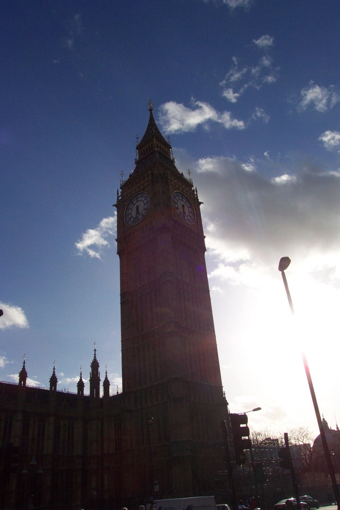 Big Ben en contre-jour