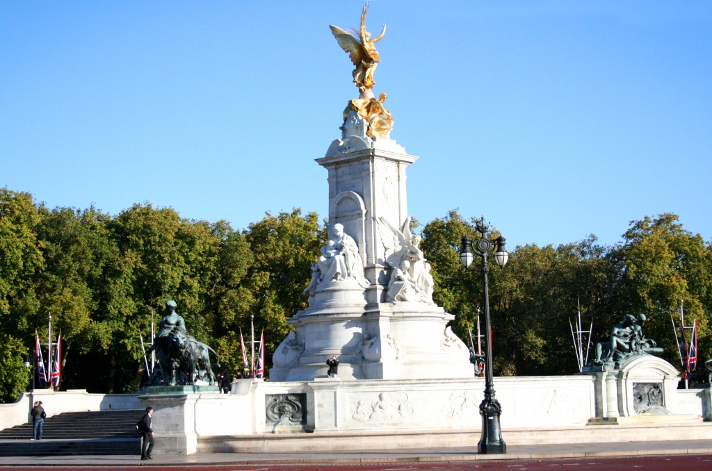 Memorial pour la reine Victoria en face de Buckingham Palace
